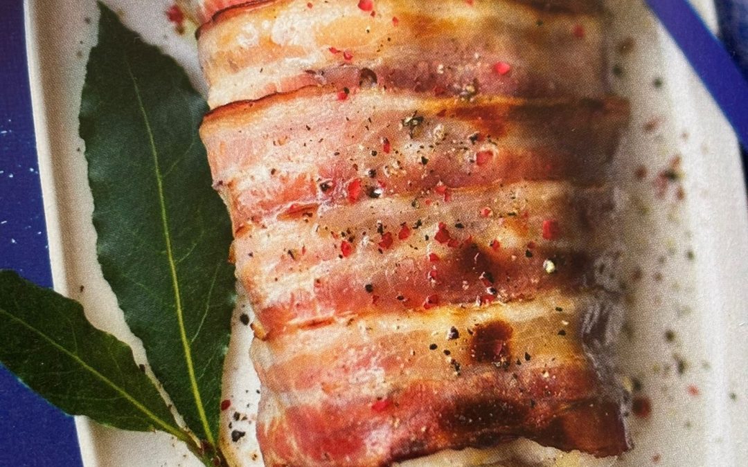 Rôti de lotte au lard fumé
